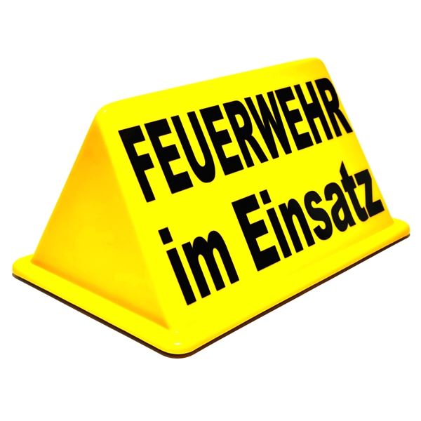Dachaufsetzer 3 - Feuerwehr im Einsatz gelb - Berlin - Online-Shop