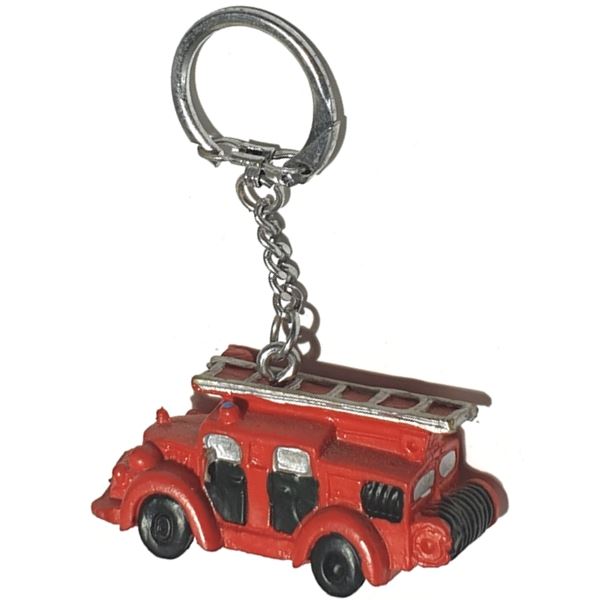 Roter Feuerwehr Schlüsselanhänger