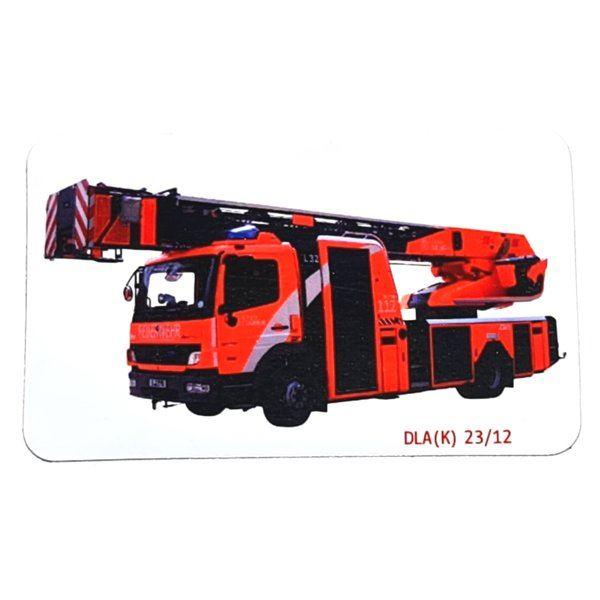 Magnetschild Feuerwehr + Ortsname Design 2012 retroreflektierend, 610 x  190 mm 